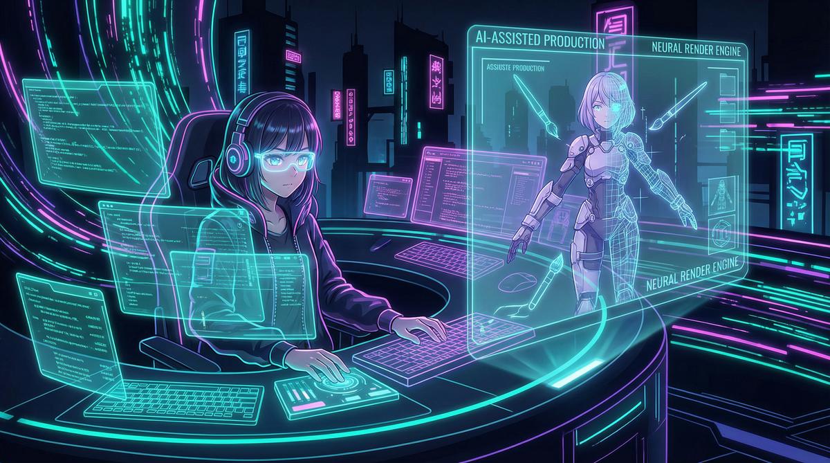 萝莉岛 AI动漫制作技术