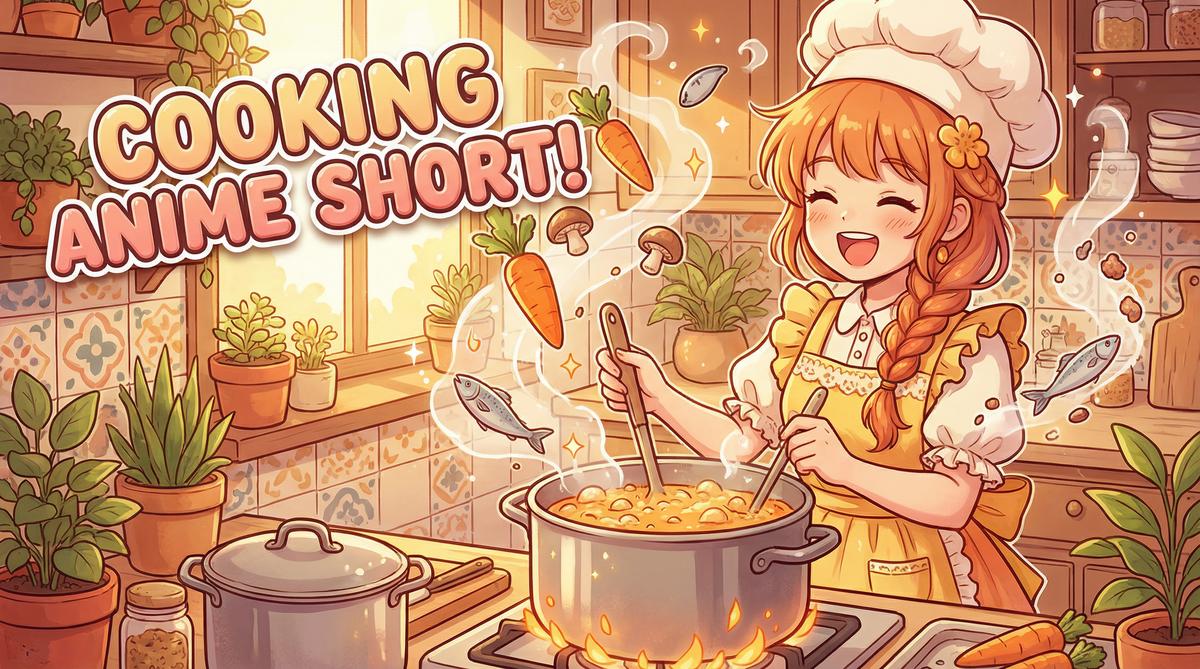 萝莉岛原创动漫-美食动漫教程
